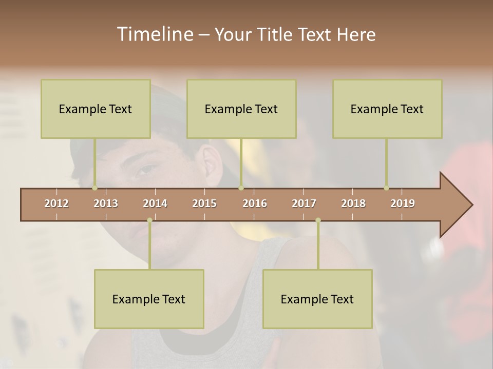 Tough Guys At School Hanging Around The Locker. Great For Peer-Pressure Communication. The Bad Crowd. PowerPoint Template