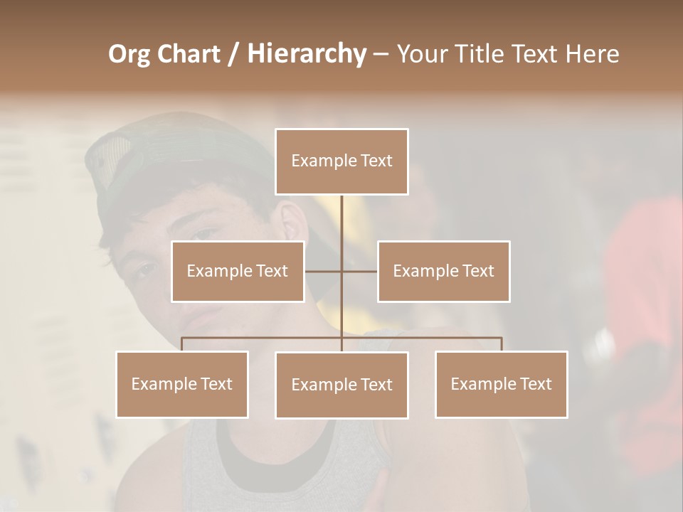 Tough Guys At School Hanging Around The Locker. Great For Peer-Pressure Communication. The Bad Crowd. PowerPoint Template