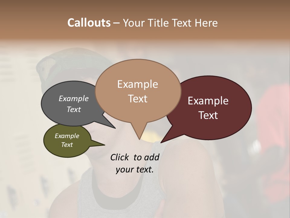 Tough Guys At School Hanging Around The Locker. Great For Peer-Pressure Communication. The Bad Crowd. PowerPoint Template