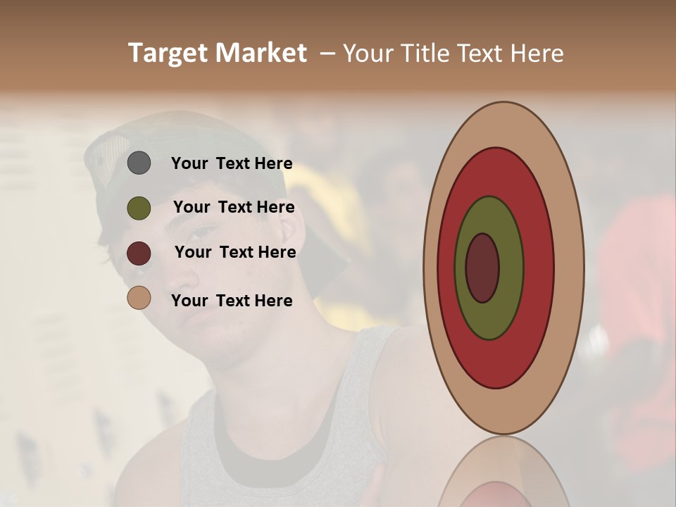 Tough Guys At School Hanging Around The Locker. Great For Peer-Pressure Communication. The Bad Crowd. PowerPoint Template