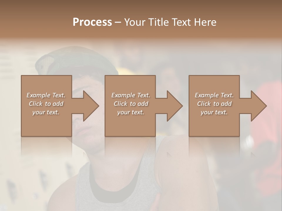 Tough Guys At School Hanging Around The Locker. Great For Peer-Pressure Communication. The Bad Crowd. PowerPoint Template