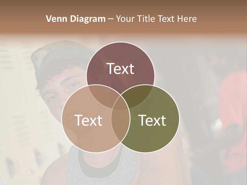 Tough Guys At School Hanging Around The Locker. Great For Peer-Pressure Communication. The Bad Crowd. PowerPoint Template