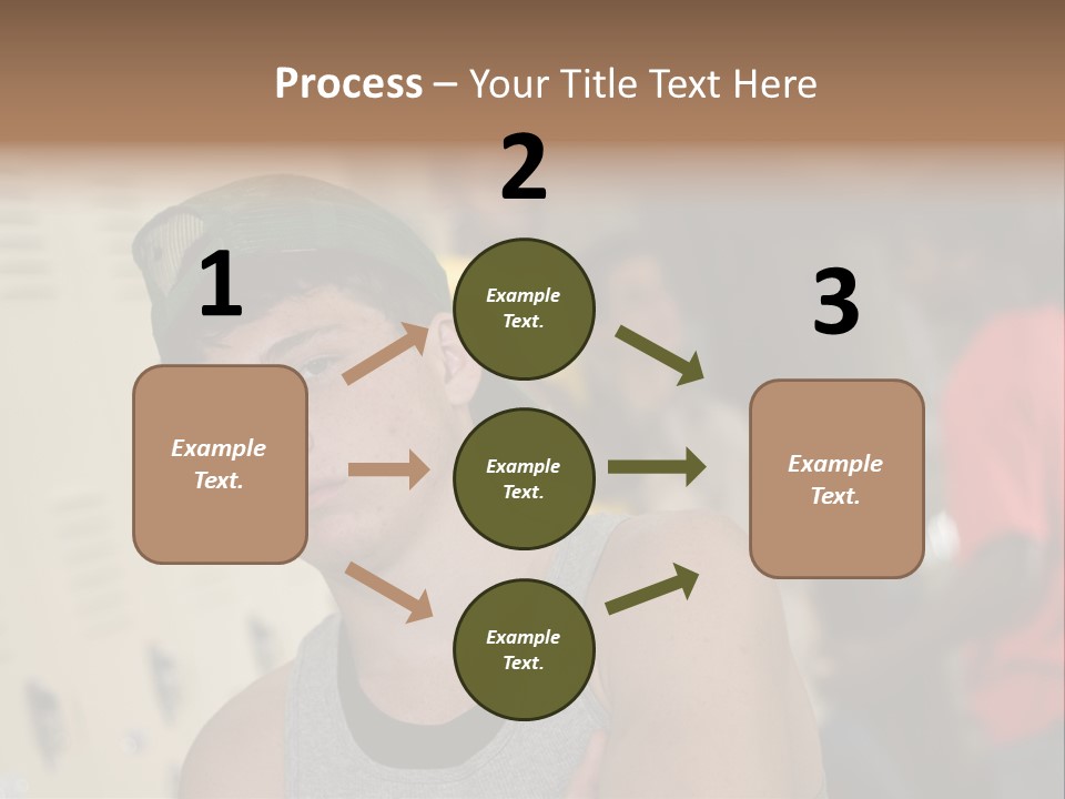 Tough Guys At School Hanging Around The Locker. Great For Peer-Pressure Communication. The Bad Crowd. PowerPoint Template