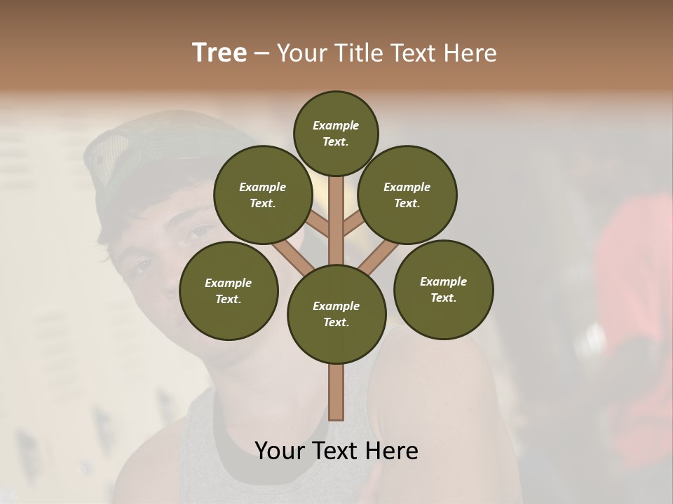 Tough Guys At School Hanging Around The Locker. Great For Peer-Pressure Communication. The Bad Crowd. PowerPoint Template