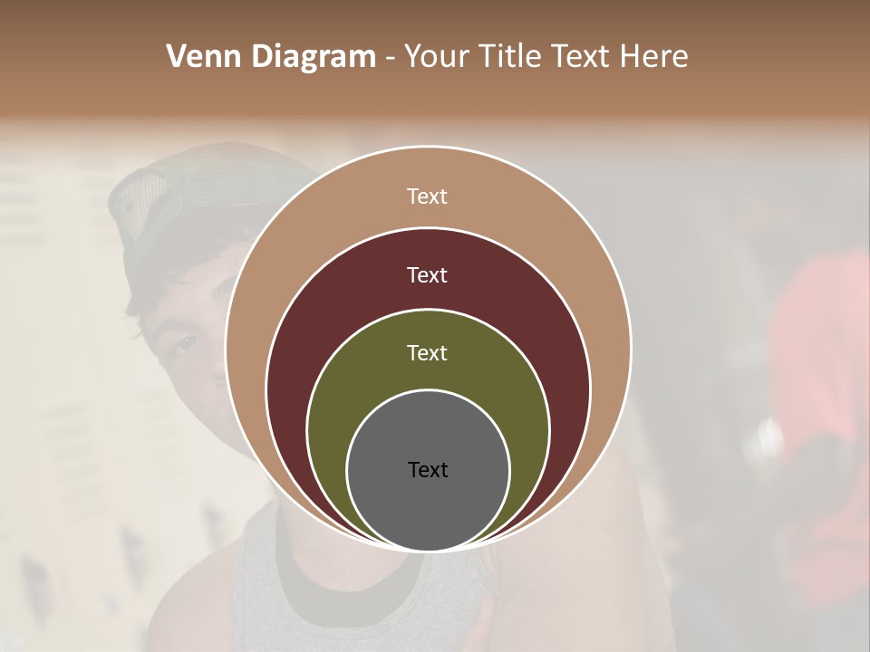 Tough Guys At School Hanging Around The Locker. Great For Peer-Pressure Communication. The Bad Crowd. PowerPoint Template