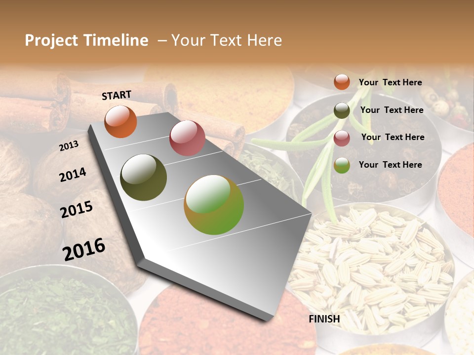 Spices And Herbs Used In Indian Cooking PowerPoint Template