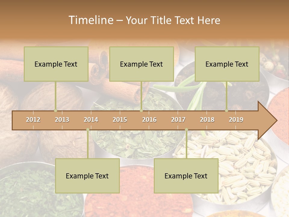 Spices And Herbs Used In Indian Cooking PowerPoint Template