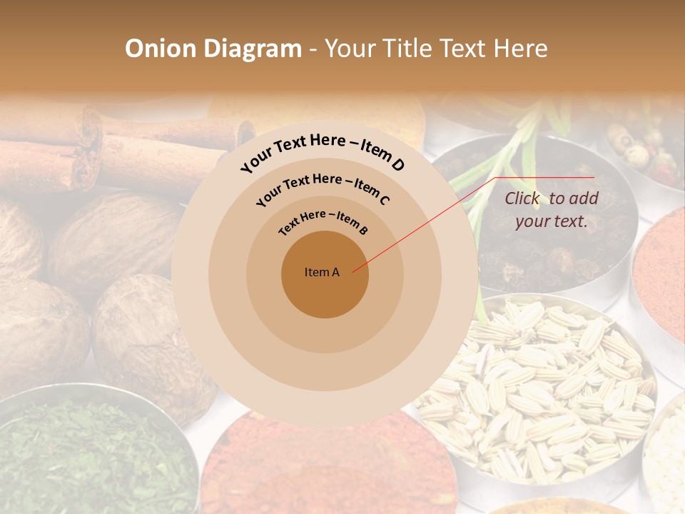 Spices And Herbs Used In Indian Cooking PowerPoint Template