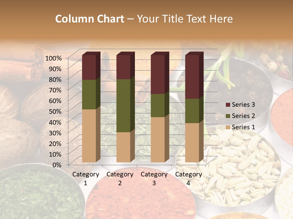 Spices And Herbs Used In Indian Cooking PowerPoint Template