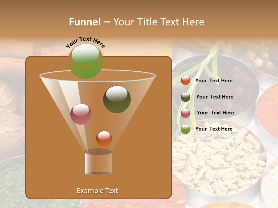 Spices And Herbs Used In Indian Cooking PowerPoint Template