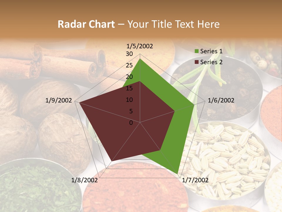 Spices And Herbs Used In Indian Cooking PowerPoint Template