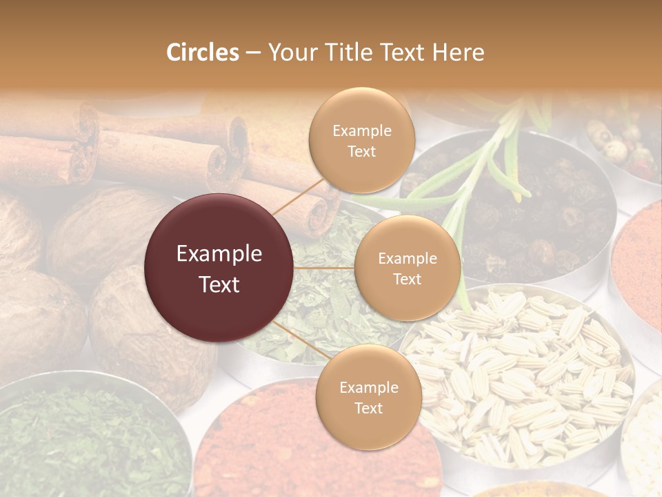 Spices And Herbs Used In Indian Cooking PowerPoint Template