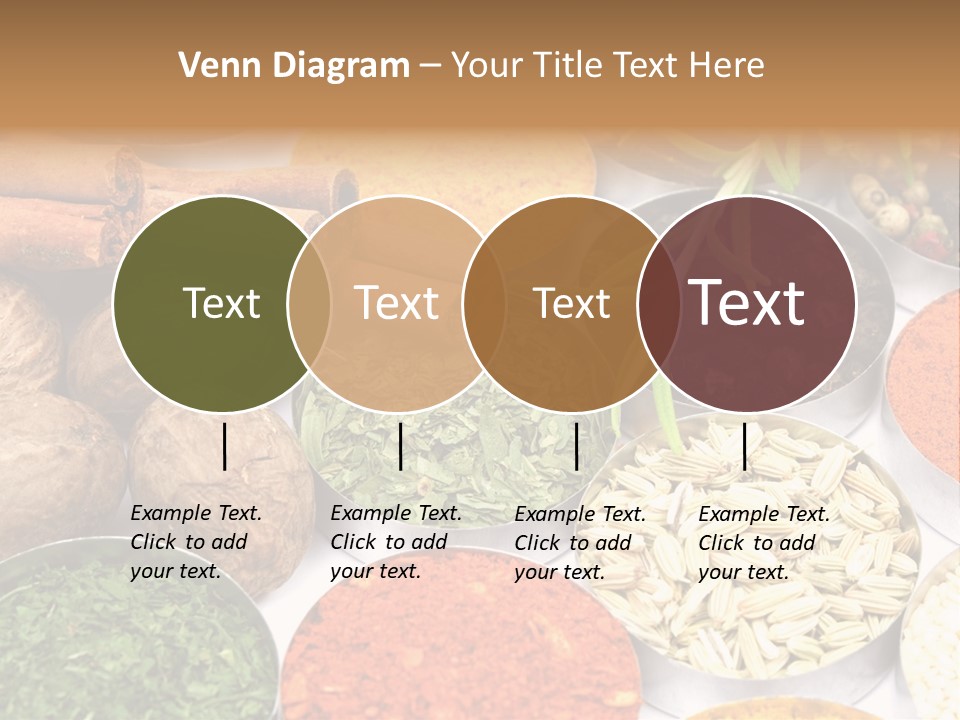 Spices And Herbs Used In Indian Cooking PowerPoint Template
