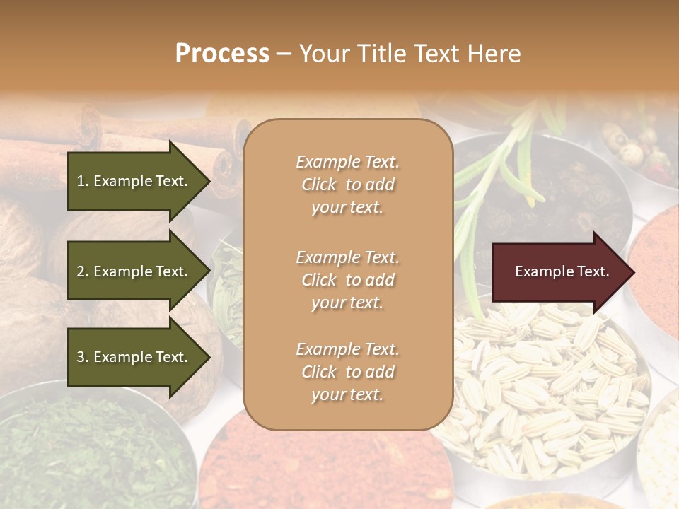 Spices And Herbs Used In Indian Cooking PowerPoint Template