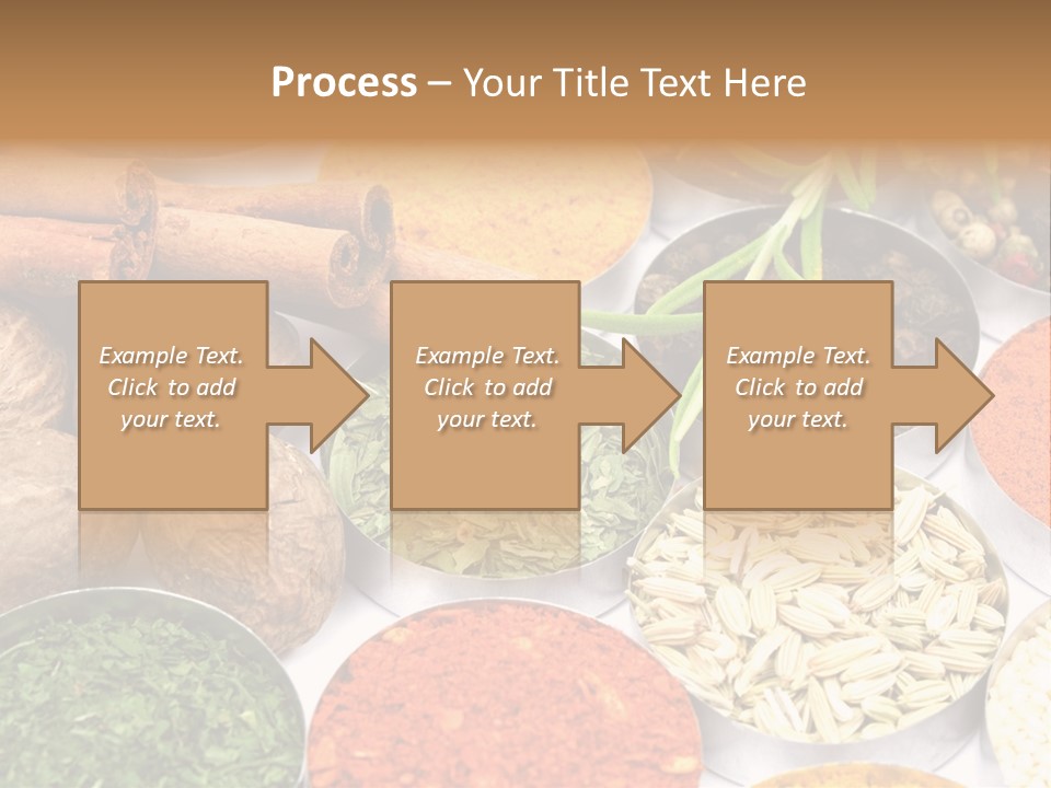 Spices And Herbs Used In Indian Cooking PowerPoint Template