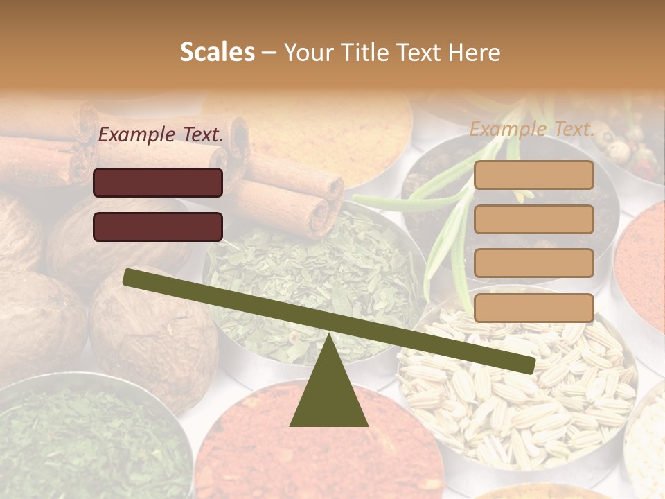 Spices And Herbs Used In Indian Cooking PowerPoint Template