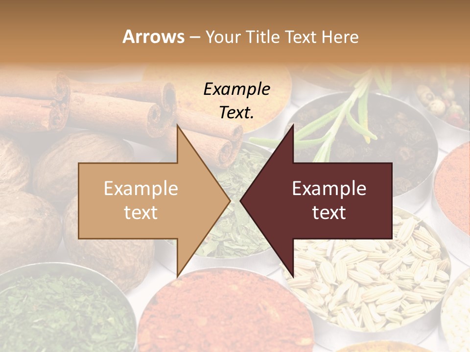 Spices And Herbs Used In Indian Cooking PowerPoint Template