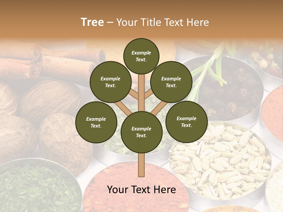Spices And Herbs Used In Indian Cooking PowerPoint Template