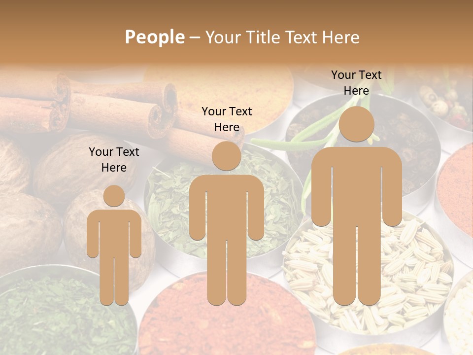 Spices And Herbs Used In Indian Cooking PowerPoint Template