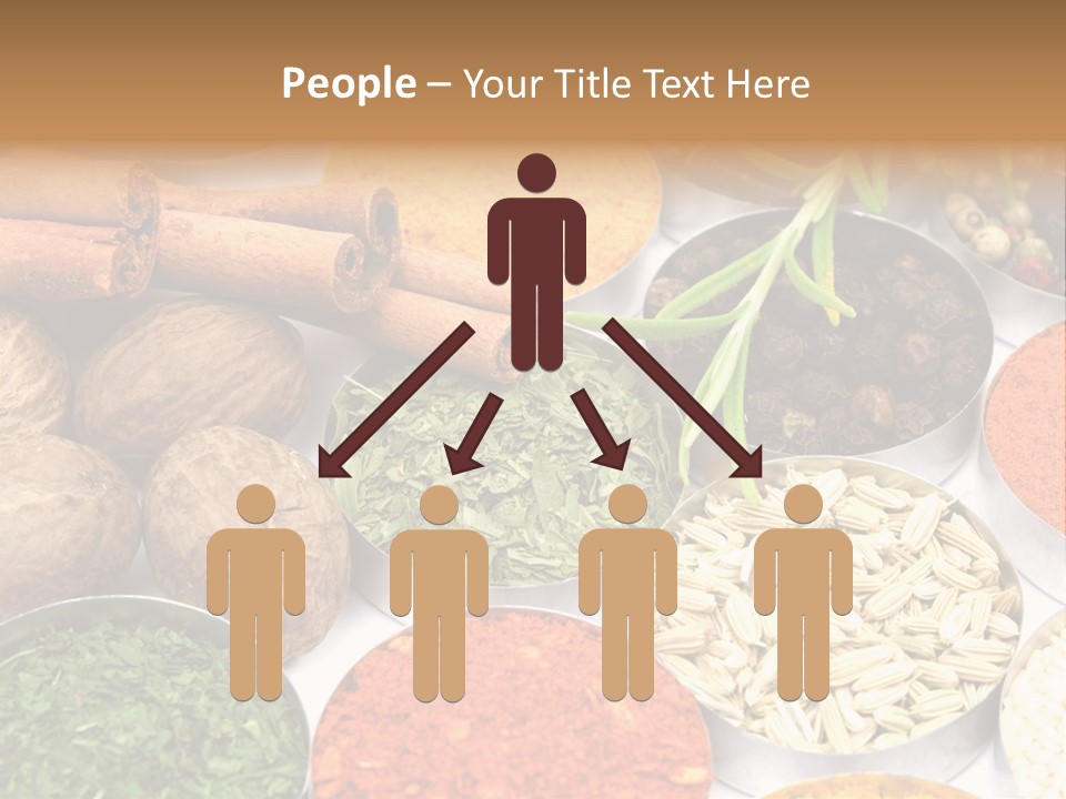 Spices And Herbs Used In Indian Cooking PowerPoint Template