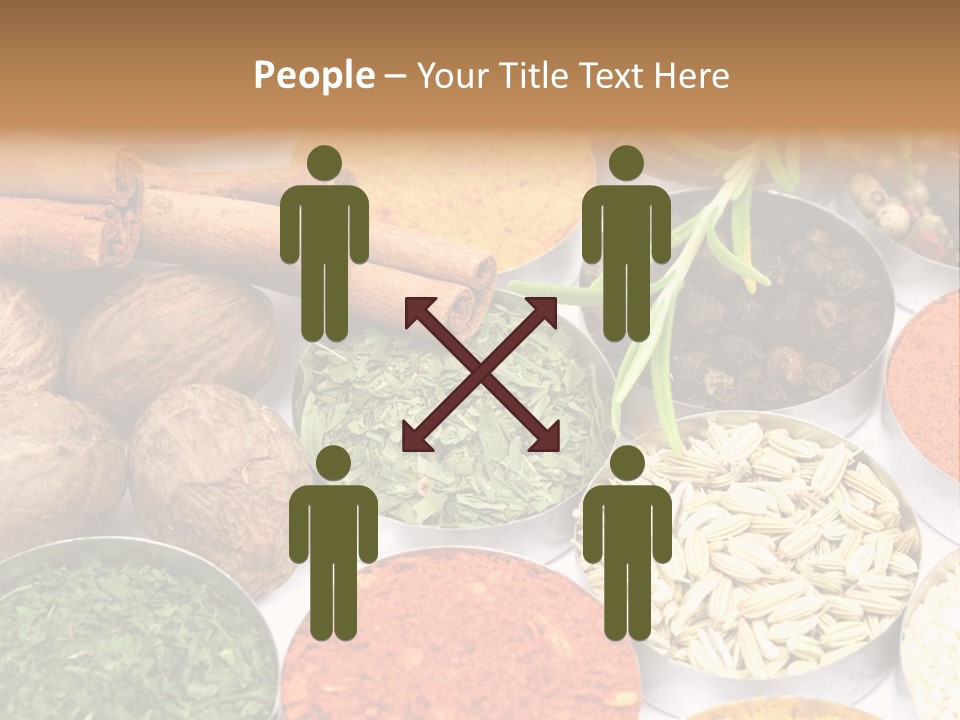 Spices And Herbs Used In Indian Cooking PowerPoint Template