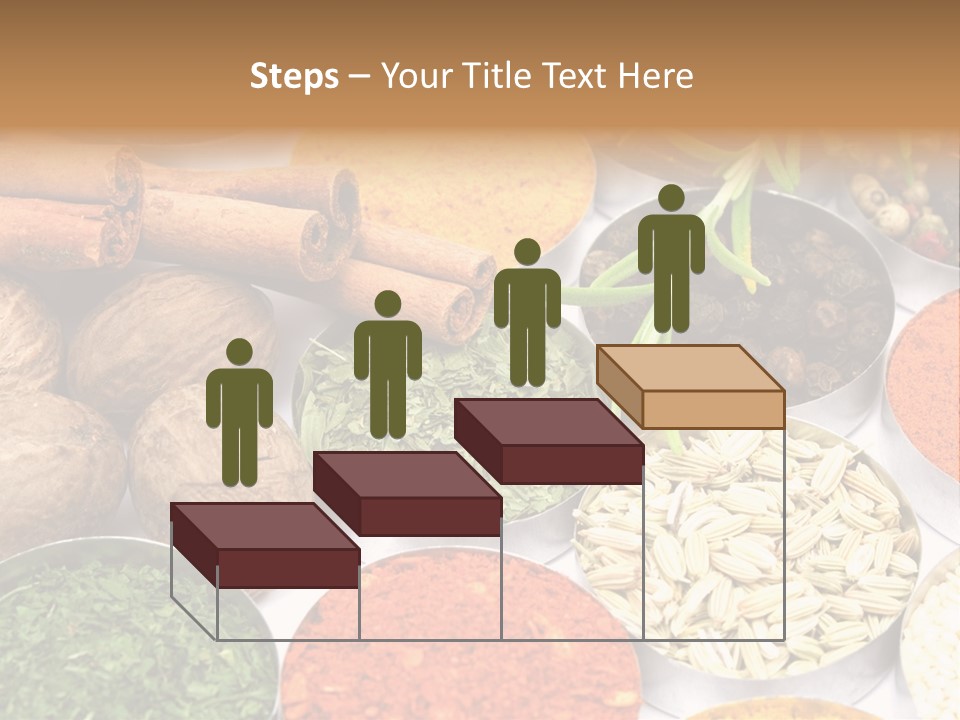 Spices And Herbs Used In Indian Cooking PowerPoint Template