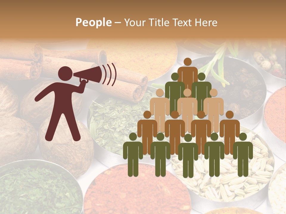 Spices And Herbs Used In Indian Cooking PowerPoint Template