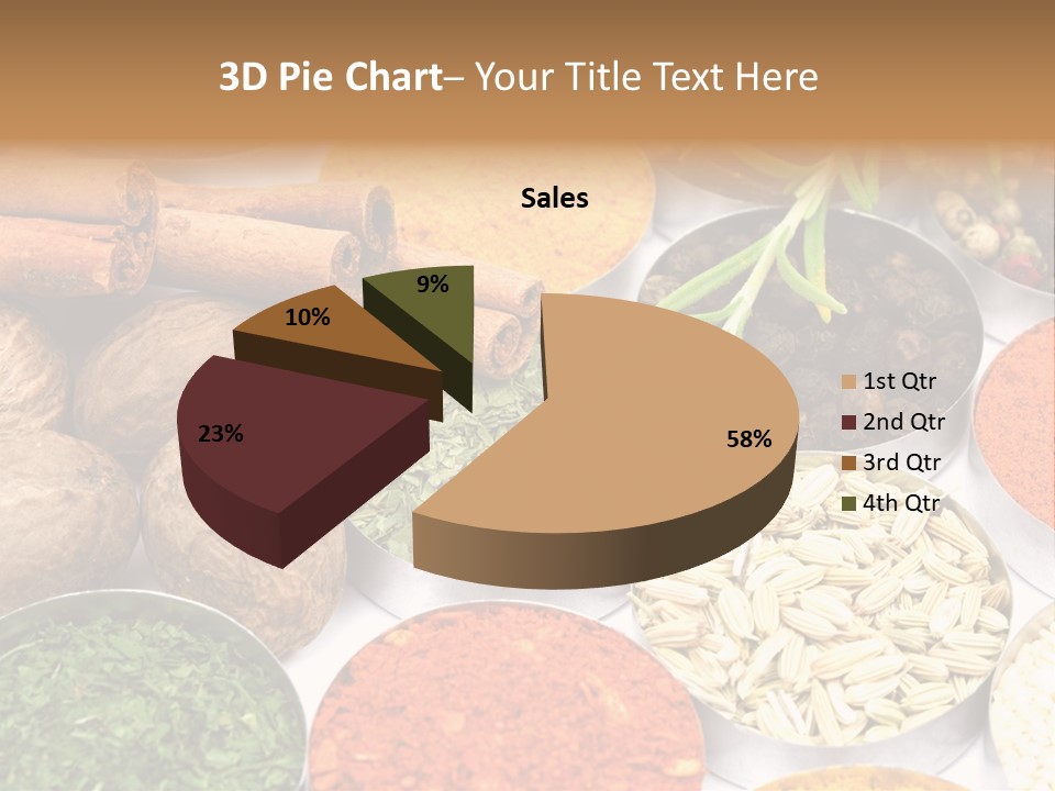 Spices And Herbs Used In Indian Cooking PowerPoint Template