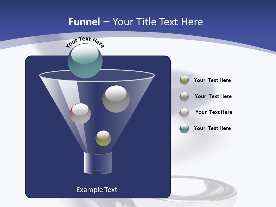 Blue Stethoscope Isolated In White Background PowerPoint Template