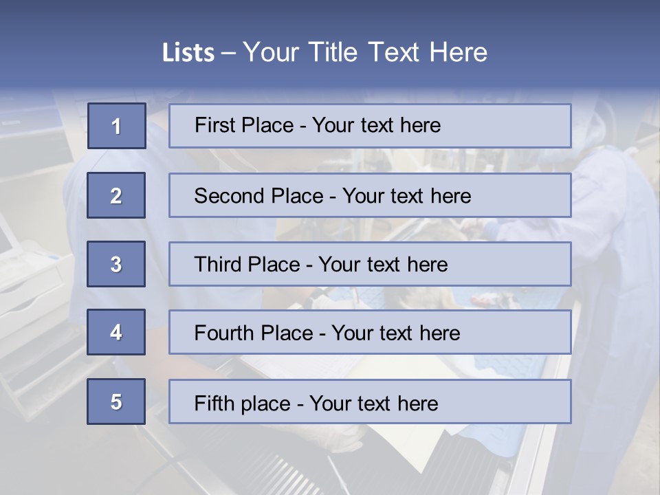 A Woman In A Hospital Operating On A Dog PowerPoint Template