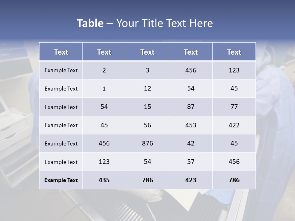 A Woman In A Hospital Operating On A Dog PowerPoint Template