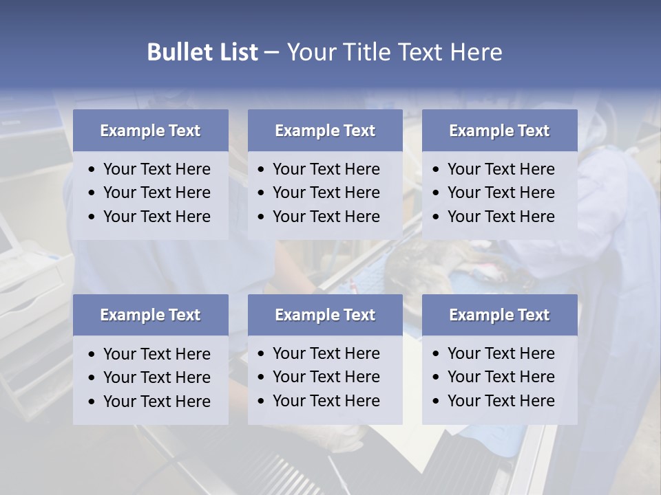 A Woman In A Hospital Operating On A Dog PowerPoint Template
