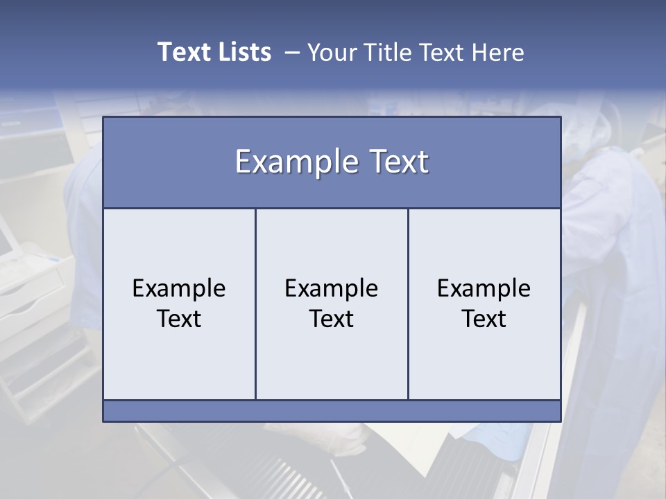 A Woman In A Hospital Operating On A Dog PowerPoint Template