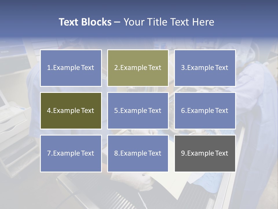 A Woman In A Hospital Operating On A Dog PowerPoint Template