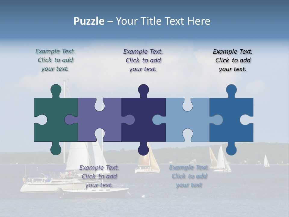 Overview Of Several Bays On Lake Superior North Shore. More With Keyword Series14 PowerPoint Template