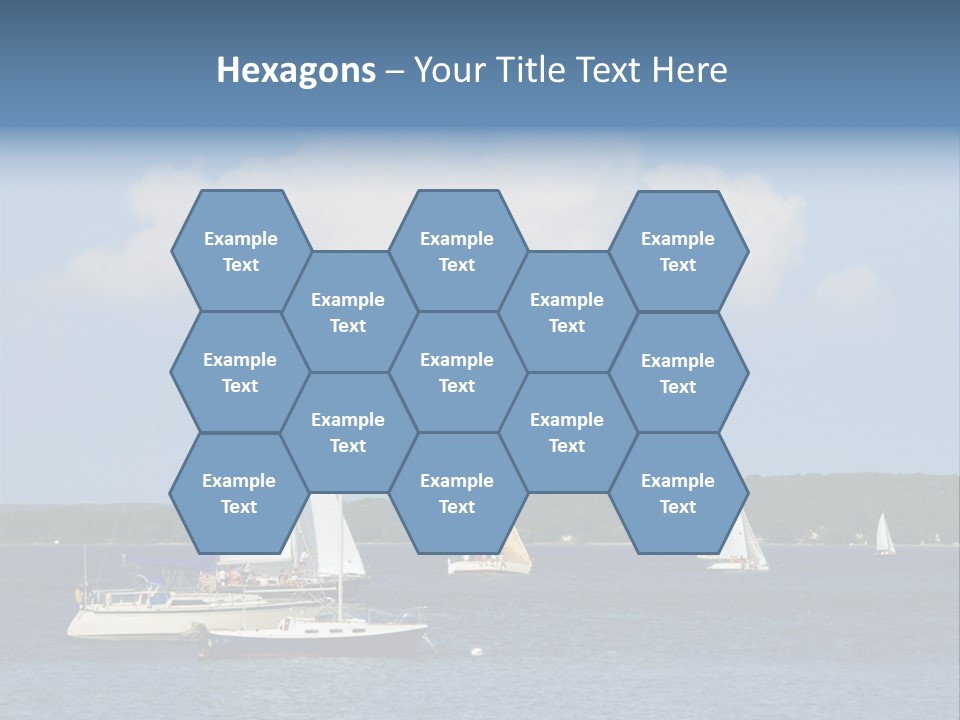 Overview Of Several Bays On Lake Superior North Shore. More With Keyword Series14 PowerPoint Template