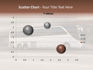 Tour Bus With Added Motion Blur PowerPoint Template