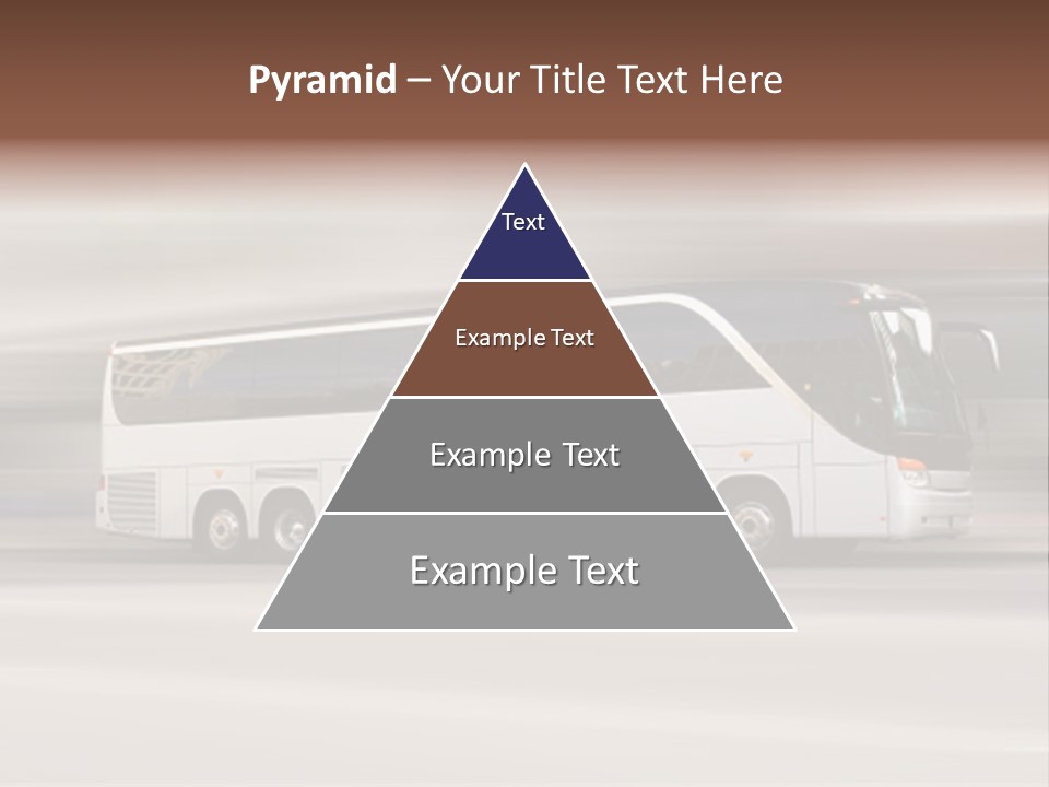 Tour Bus With Added Motion Blur PowerPoint Template