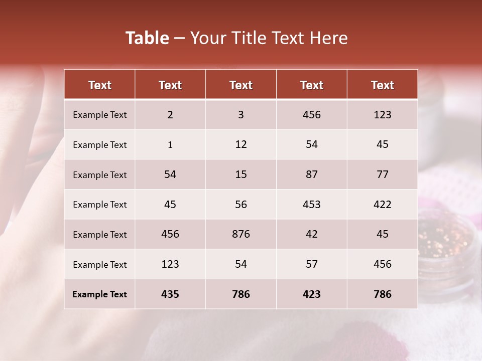 Manicure PowerPoint Template