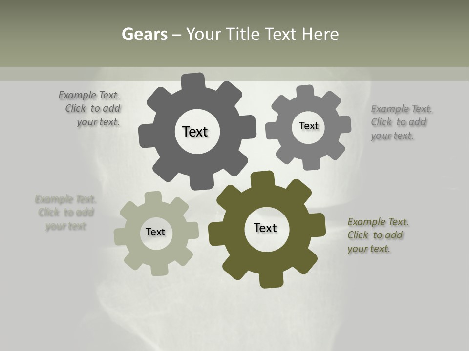 X-Ray Picture Of The Knee PowerPoint Template