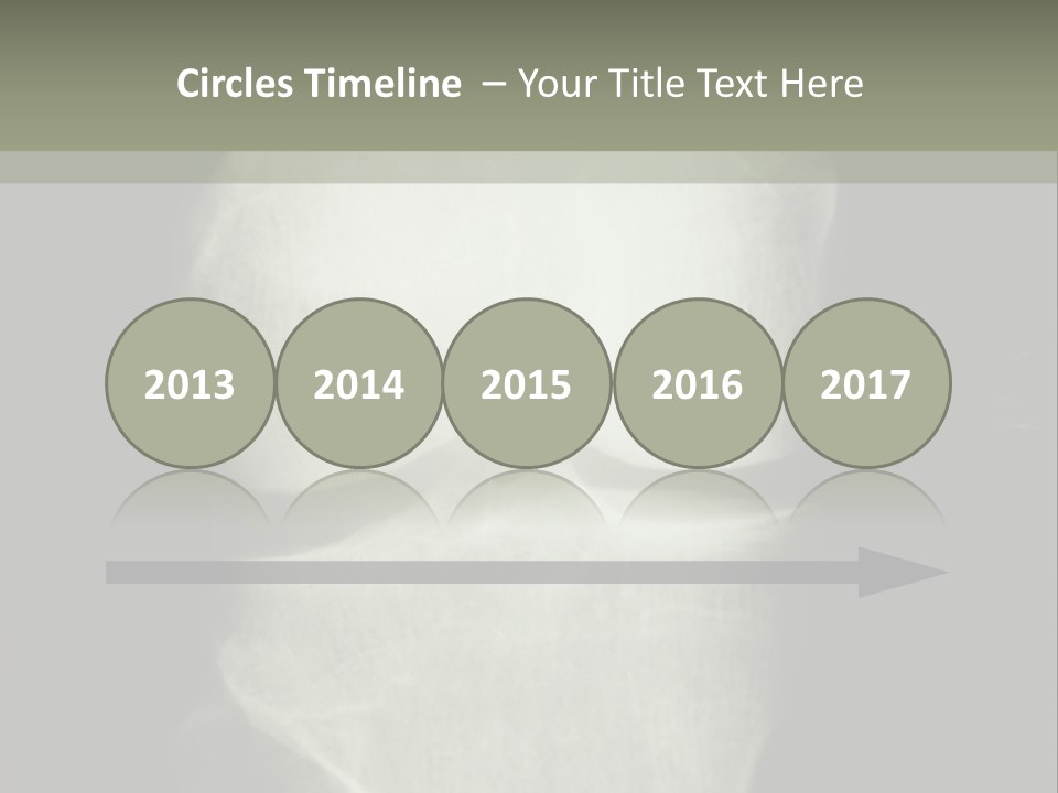 X-Ray Picture Of The Knee PowerPoint Template