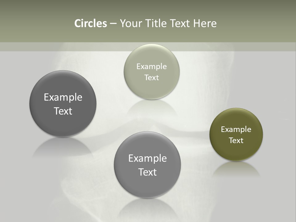 X-Ray Picture Of The Knee PowerPoint Template
