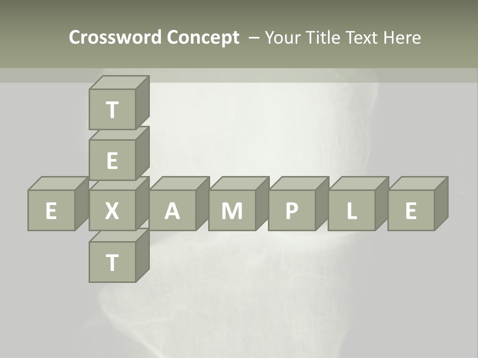 X-Ray Picture Of The Knee PowerPoint Template