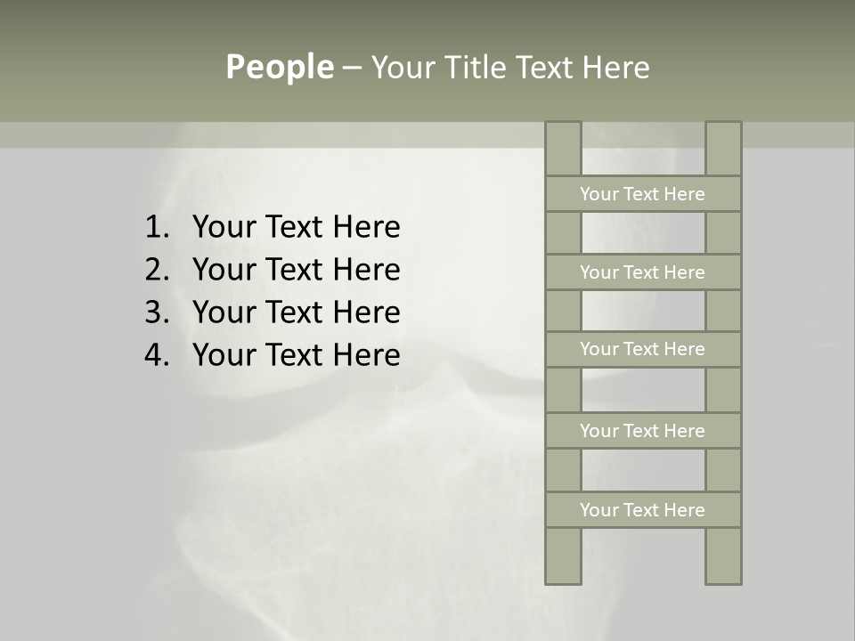 X-Ray Picture Of The Knee PowerPoint Template