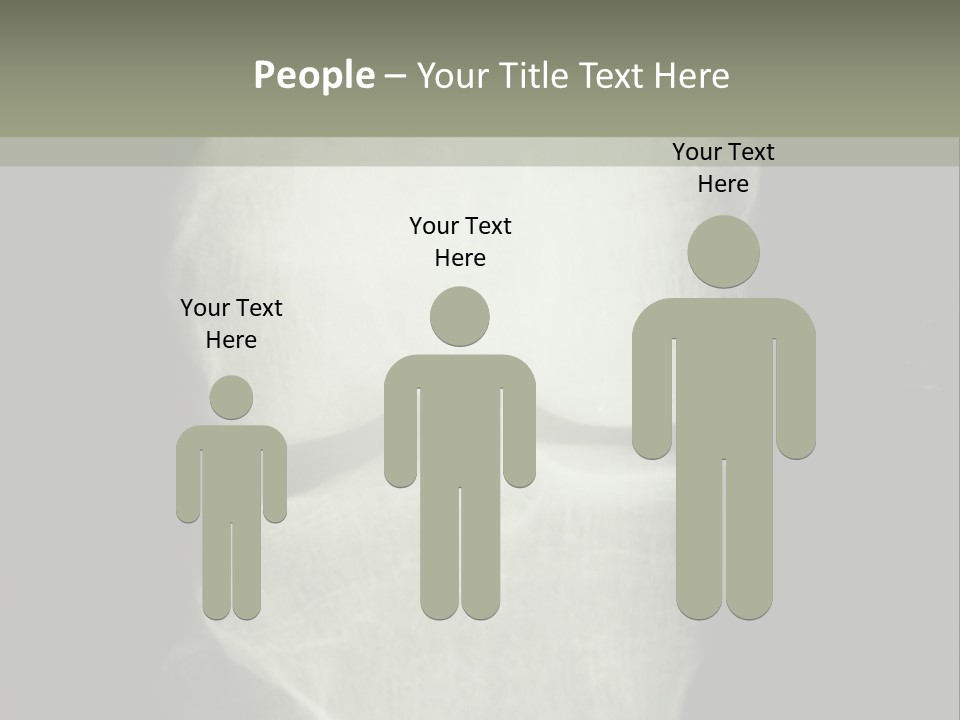 X-Ray Picture Of The Knee PowerPoint Template