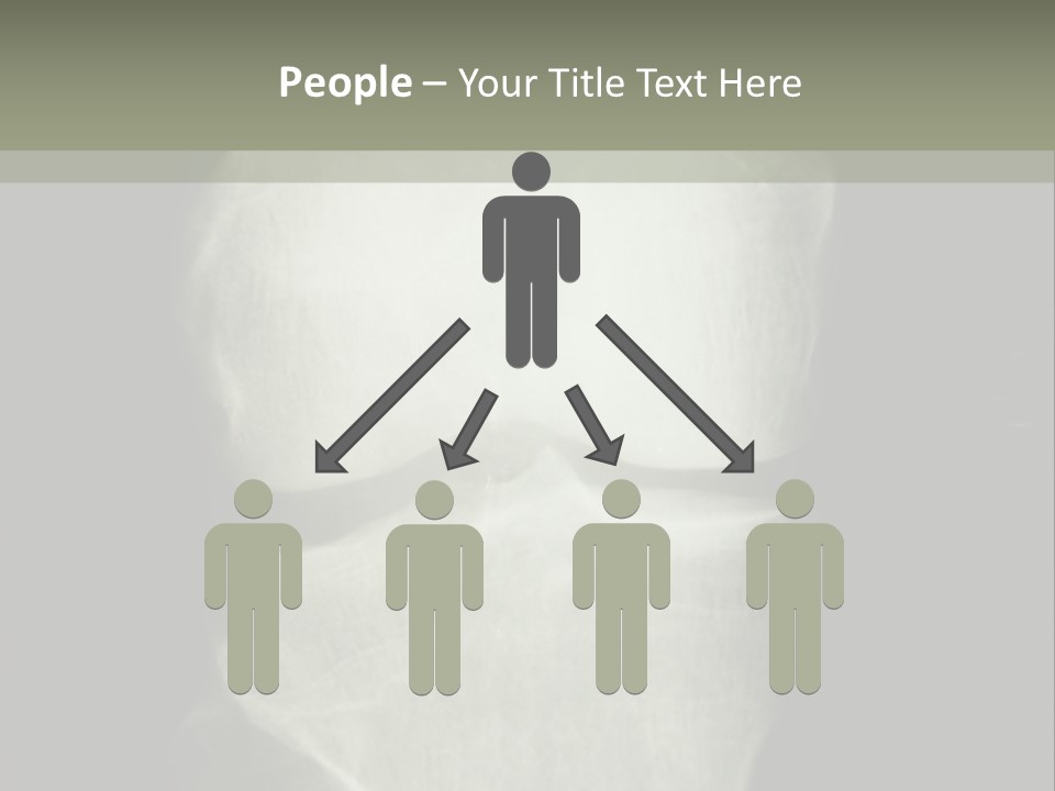 X-Ray Picture Of The Knee PowerPoint Template