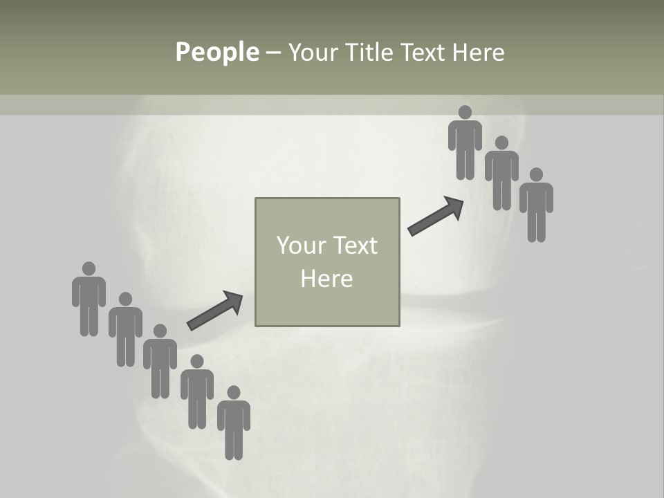 X-Ray Picture Of The Knee PowerPoint Template