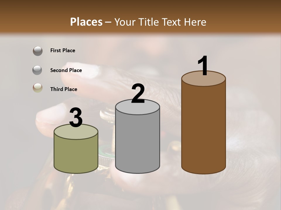 Black Man And Trumpet PowerPoint Template