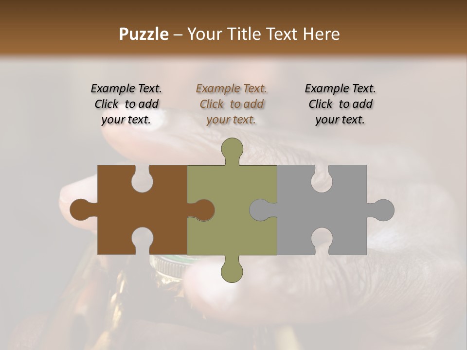 Black Man And Trumpet PowerPoint Template