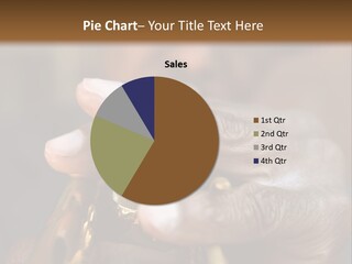 Black Man And Trumpet PowerPoint Template